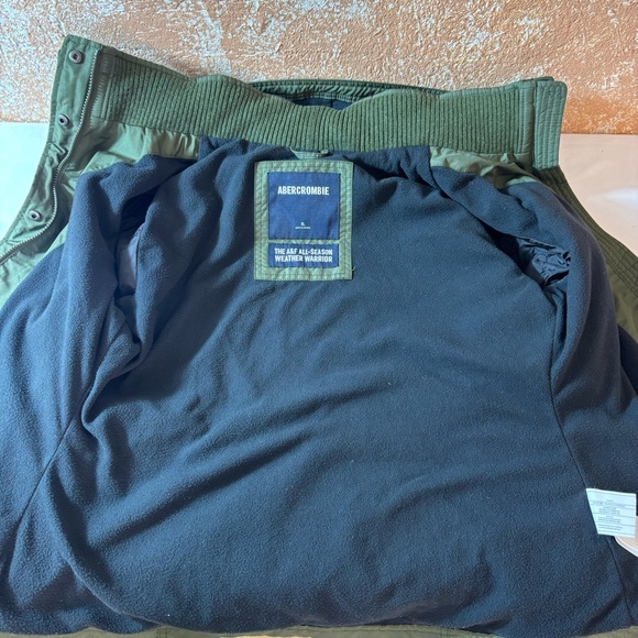 A&F Coat All Season Weather Warrior Fleece Lined Comfort Jacket Green Size XL - Picture 12 of 16